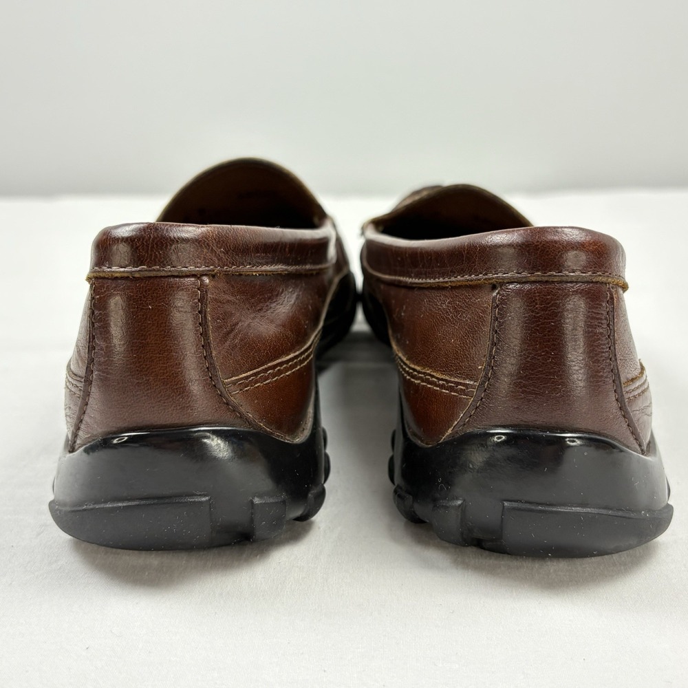 Allen Edmonds Boulder Dark Brown Leather Loafers Slip-On Driving Shoes 8D USA - Picture 8 of 14